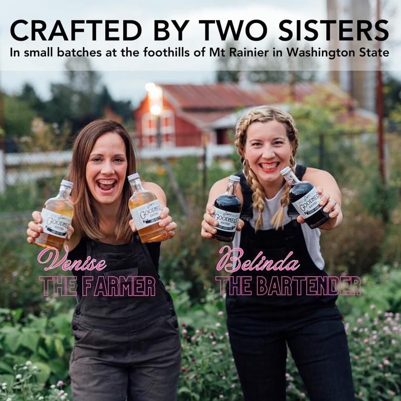 Simple Goodness Sisters Simple Syrup, Organic Cane Sugar, Syrup for