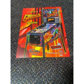 2 1988 SEGA FACTORY ORIGINAL GODZILLA  FLYERS UNCIRCULATED W/ FREE BONUS FLYER