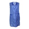Dederon Apron Nylon Blue or Red, Blue with white dots