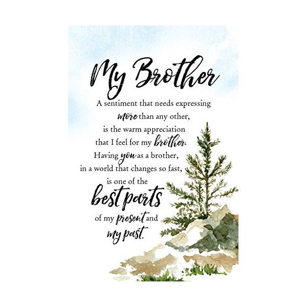 Dexsa My Brother Woodland Grace Series 6" x 9" Wood