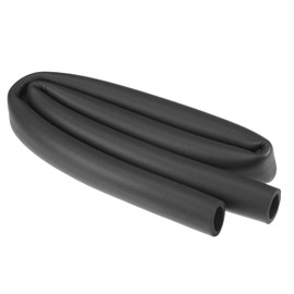 QUARKZMAN Foam Handle Hose, Flexible, Non-Slip, 25 mm x 35 mm, 1 m for Furniture and Industry and Electronic Devices, Black