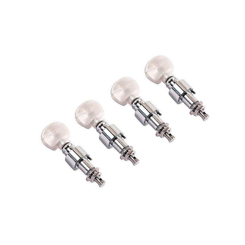 Alnicov Geared Banjo Pegs Machine Heads with Pearled Pegs for