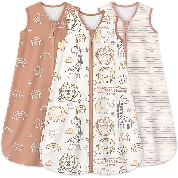 Yoofoss Baby Sleep Sack 6-12 Months 0.5 Tog Wearable Blanket