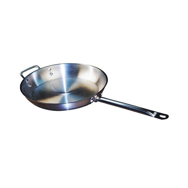 Winware Stainless Steel 9.5 Inch Fry Pan