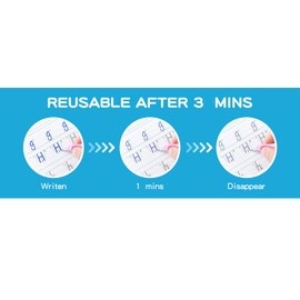 hzsshb Magic Pens & Refills for Magic Practice Copybook, Drawing Pen of Invisible Ink, Writing Training Aid Pencil Grip,Tracing Copy Book Material for Kindergarten Kids