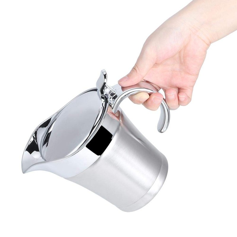 Gravy Boat, 450ml 304 Stainless Steel Double Layer Insulation Flavor
