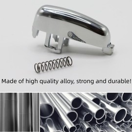 MCamooer Alloy Handbrake Knob for Opel Mokka 2012-2018 Handbrake Button Switch Compatible with Vauxhall Opel Mokka with Spring Accessories