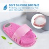 meidong Silicone Shower Foot Scrubber Personal Foot Massage and Cleaning,