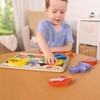 Melissa & Doug Dinosaur Wooden Chunky Puzzle (7 pcs) -