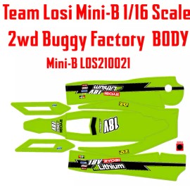 1 RC RACING TEAM LOSI MINI-B  LOS210021  2WD BUGGY  RYBI18V 1X18 SCALE