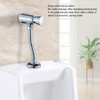 G1/2 Urinal Flush Valve Set Wall Mounted Hand Press Flushing