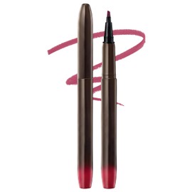 Erinde Lápiz Delineador de Labios Líquido con Pincel, Resistente al Agua | Lápiz Delineador de Labios de Larga Duración, Color que Dura Todo el Día, Maquillaje Para Labios Para Mujeres,#01