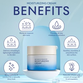 SEACRET Minerals Bio Skin Hydration Face Cream, A Rich Face Moisturizer Enriched with Dead Sea Minerals for Maximum Nourishment, Gel Cream, 1.7 Fl Oz / 50 ml