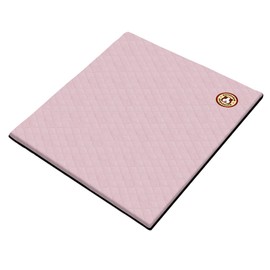 GuineaDad Premium Liner - Grey Fleece Guinea Pig Bedding - Ultra-Plush Reusable Guinea Pig Cage Liner - AirCell Technology - Extra Absorbent Bamboo Pet Supplies - Waterproof Bottom - 2x2 C&C