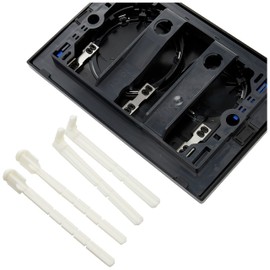 Geberit 115.882.KM.1 Sigma 20 flush plate, high-gloss chrome-plated / black