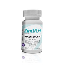 ScimeraMD® ZincMD Immune Support Supplement with Zinc, Elderberry, Vitamin C, Vitamin D, and Echinacea, 60 CT