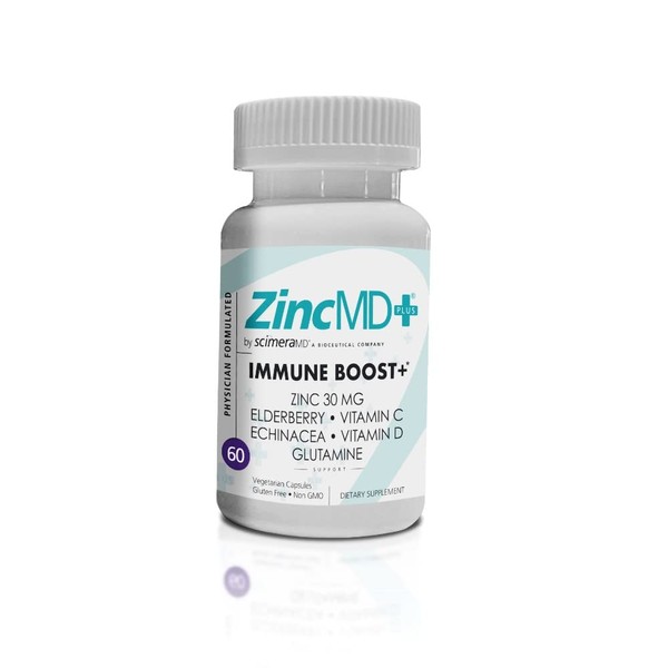 ScimeraMD® ZincMD Immune Support Supplement with Zinc, Elderberry, Vitamin C,
