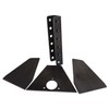Vertical Channel Weld On Tongue Adapter for Trailer A-Frames -