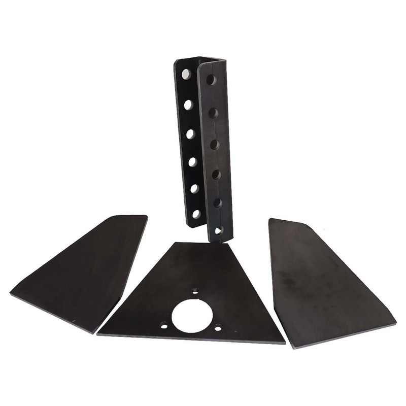 Vertical Channel Weld On Tongue Adapter for Trailer A-Frames -