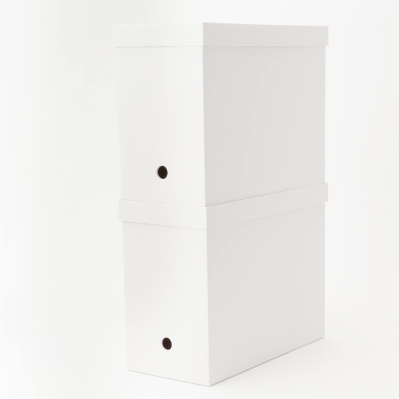 MUJI NCE51A3A Recycled Polypropylene File Box Standard Caster Attachment Lid