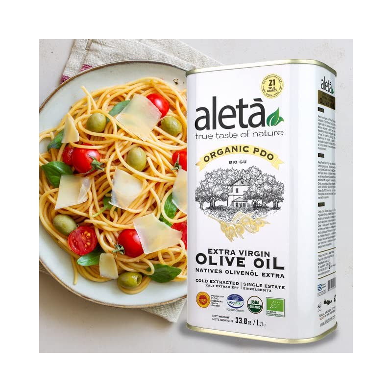Aleta, Organic & PDO Extra Virgin Olive Oil, Certified Single