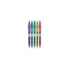Pilot 36621 Gel Pen, Retractable, Refillable, Fine Point, 5/PK, Ast