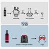 Electric Wine Chiller Decanter,1500ml/50oz 24-Hour Chilling Water Pitcher with Lid,Large
