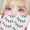 happykau False Eyelashes, 5 Pairs Natural False Eyelashes, Natural Eyelashes,