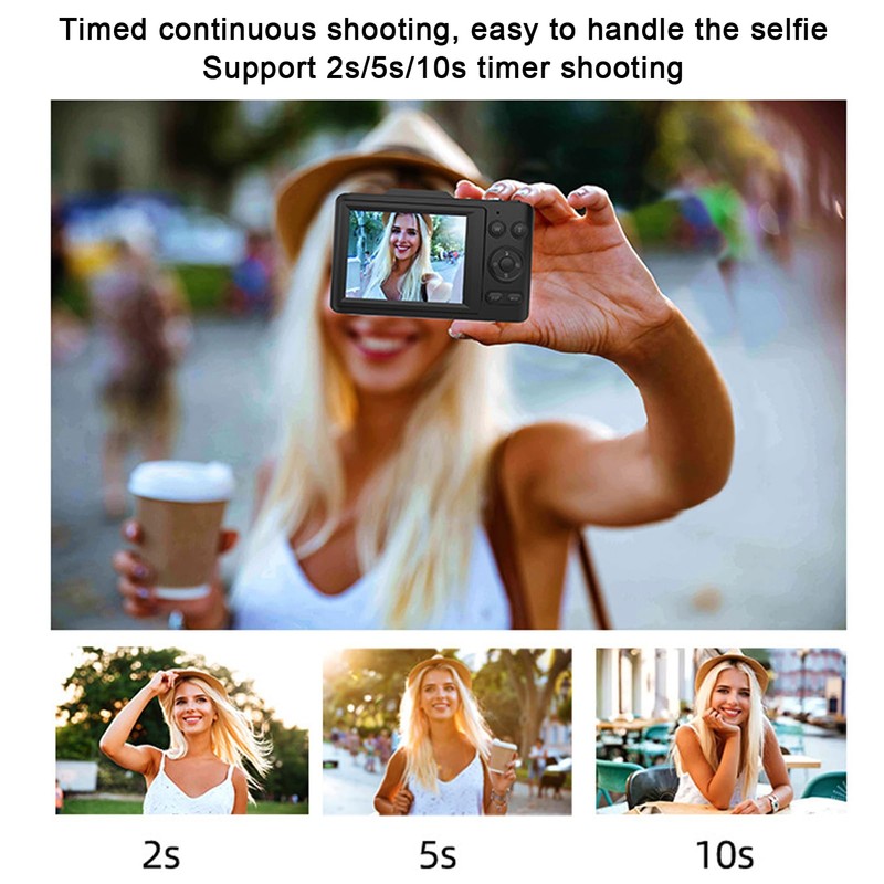 Digital Camera, 48MP 4K Vlogging Camera with 2.8 Inch IPS