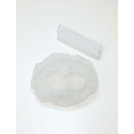 川西 Industrial Non-woven Fabric Disposable Hair Caps, White, 100 Pieces x 5 Box