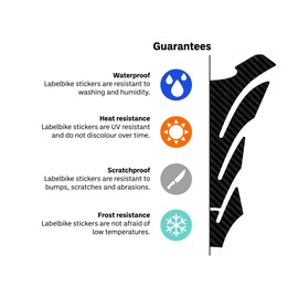 labelbike - Sticker Gel 3D Carbon Protection Fuel Cap Compatible with Kawasaki - Carbon Grey