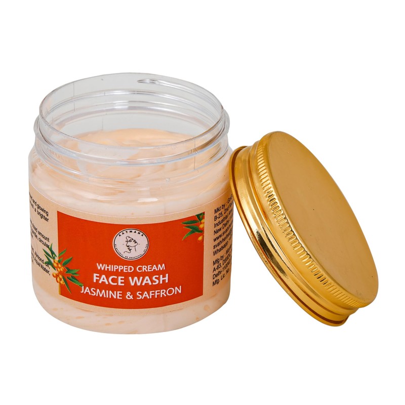AATMANA Face Wash Jasmine & Saffron | Hydrating Face Wash