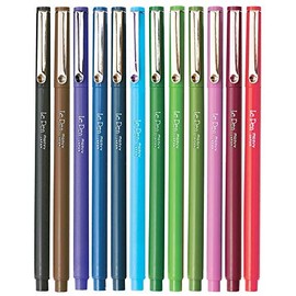 Marvy (4300S-12pk) Le Pen, 12 Color Set, Dozen (Micro Fine Point)