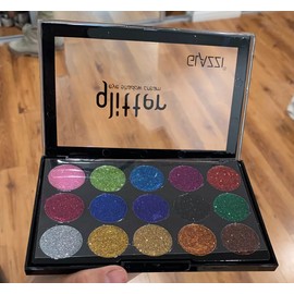 Glitter Eyeshadow 15 Colors Matte Makeup Kit Shimmer Eye Shadow Powder Palette