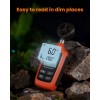 YOWEXA 디지털 풍속계 백라이트 스크린이 있는 YOWEXA 휴대용 풍차 경보