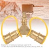 FECAMOS LPG Gas Line Splitter Adapter with 3 Spouts Propane