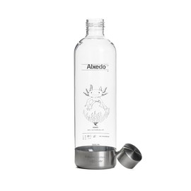 ALXEDO | Botella ALXfizz de Plástico 1L Ajolote para Gasificador de Agua | Durabilidad y Portabilidad | Libre de BPA | Sin Olores ni Sabores | Compatibles con Gasificadores ALXfizz