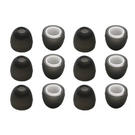 Zotech 6 Pairs of Ear Tips for Jaybird BlueBuds X, X2, X3 & X4 Headphones. (Small)