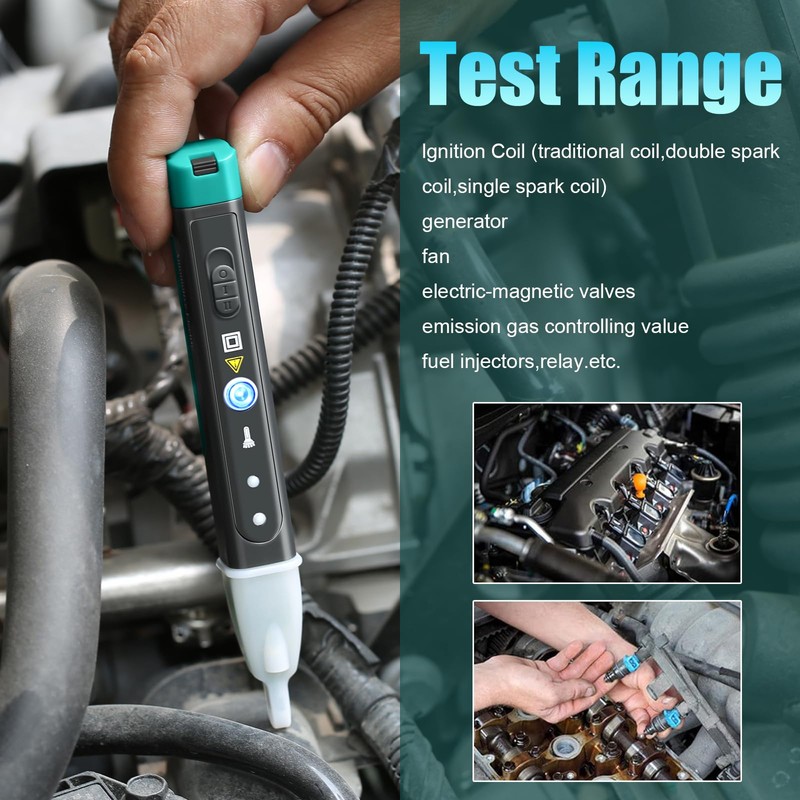 Ignition Coil Tester, OBDEMOTO 101 Automotive Electronic Faults Detector,Car Spark