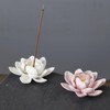 Lanito Incense Burner, Lotus Incense Plate, Stylish, Ceramic Buddhist Altar