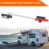 GAMPRO RV Emergency Window Latch, Aluminum RV Emergency Exit Window
