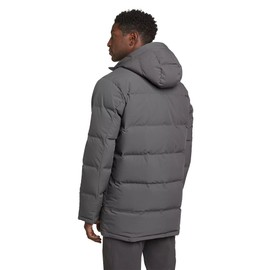Eddie Bauer Men's Glacier Peak Seamless Stretch Down Parka, Dark Smoke, Small
