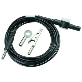 WETEC Earth Cable, ESD, 10 mm DK / Banana Plug, 3 m, 1 MOhm (Ground Point Central Box Distributor Connection Box)