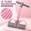 4-Tube Resistance Band for Home Workouts – Pedal Pull Exerciser