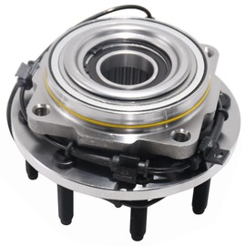 MotorbyMotor 515130 Front Wheel Bearing Hub Assembly 4WD for 2011-2016 Ford F-250 Super Duty, 2011-2016 Ford F-350 Super Duty Wheel Hub & Bearing Assembly w/ABS 8 Lugs SRW(Single Rear Wheel ONLY)