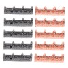 OSALADI 10Pcs Watch Strap Connectors Kit Zinc Alloy Adapters for