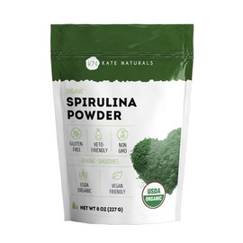 Kate Naturals Espirulina Org?nica en Polvo para Reforzar el Sistema