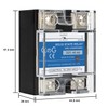 CGELE Solid State Relay SSR-40AA AC to AC Input 70-250VAC