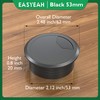 EASYEAH 5 Pcs Desk Grommet 2-1/16" / 53 mm, Desk