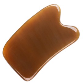 Healeved 1 Stk Body Gua Sha Tabletten Für Rücken Und Gliedmaßen Gua Sha Massagegeräte Akupunktur-massage-tools Körper-gua-sha-board Kratzbrett Guasha-brett Kratzplatte Schaber Jade Yak-horn